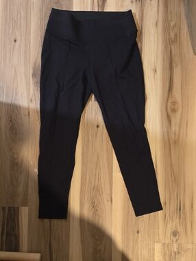 Nine West Black Leggings with Branded Waistband